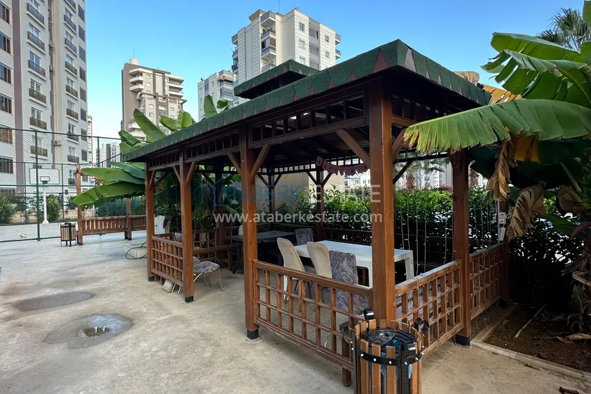 Stylowy apartament z 2 sypialniami i widokiem na góry w centrum Teje, Mersin 5 