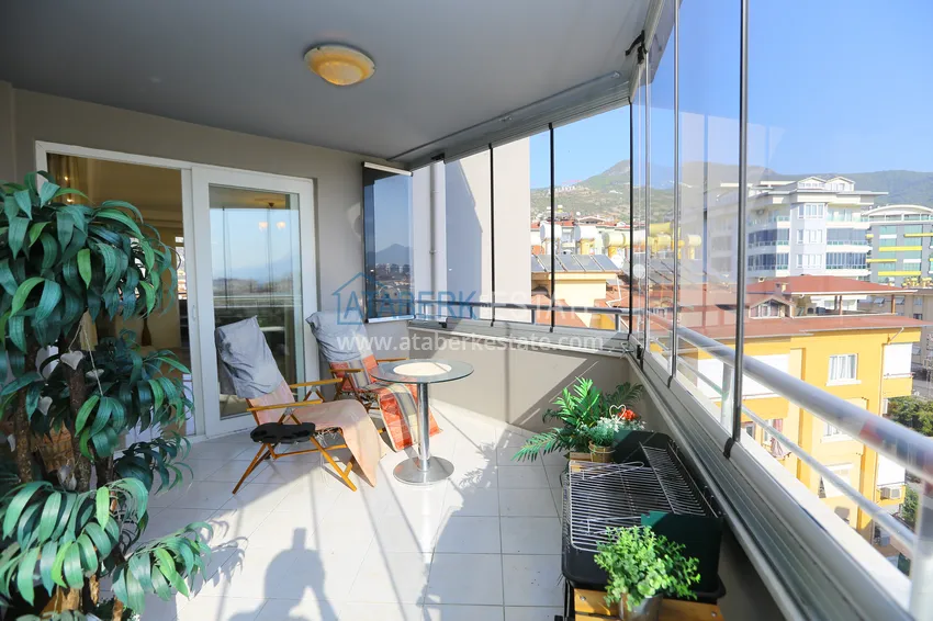 Kupuj  Apartament pod klucz 2+1 z przeszklonymi kormoranami i widokiem na morze w centrum Alanyi  6 