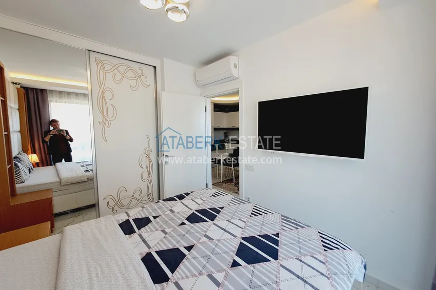 Kupuj  Apartament z jedną sypialnią w centrum Alanyi z meblami i dostępem do prywatnej plaży 6 