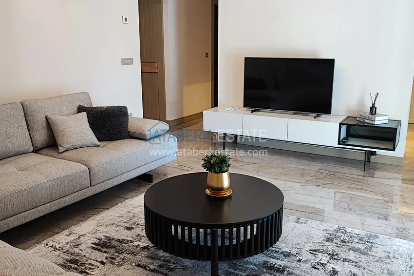 Kupuj  Apartament z dwiema sypialniami z meblami i panoramicznym widokiem na morze w kompleksie premium — Antalya, Kepez 7 