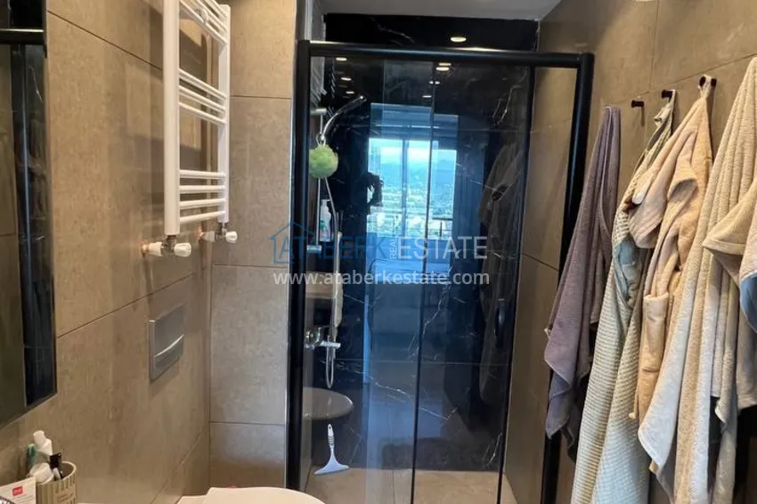 Kupuj  Stylowy apartament z 2 sypialniami i widokiem na góry w centrum Teje, Mersin 7 