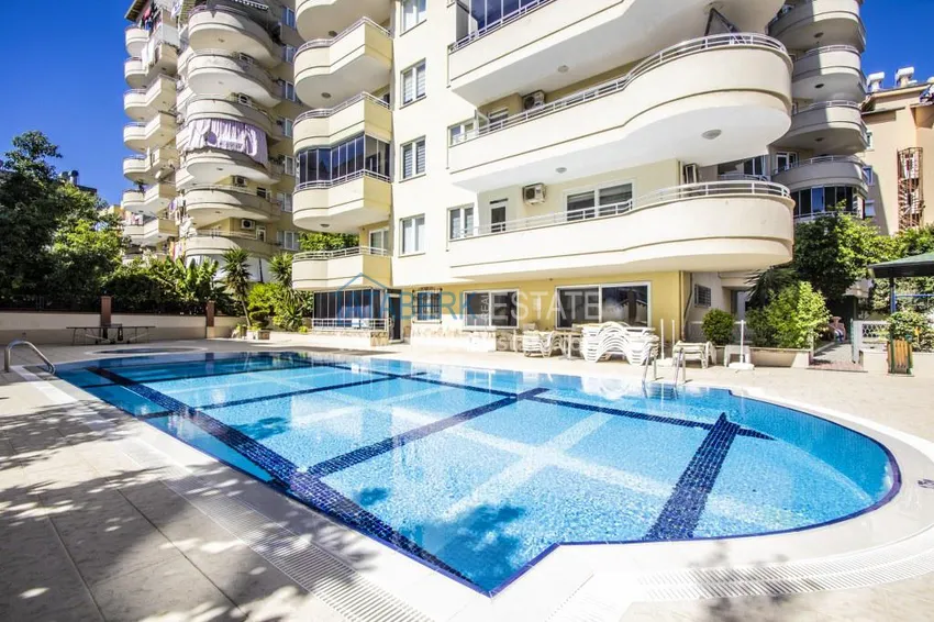 Apartament pod klucz 2+1 z przeszklonymi kormoranami i widokiem na morze w centrum Alanyi  7 