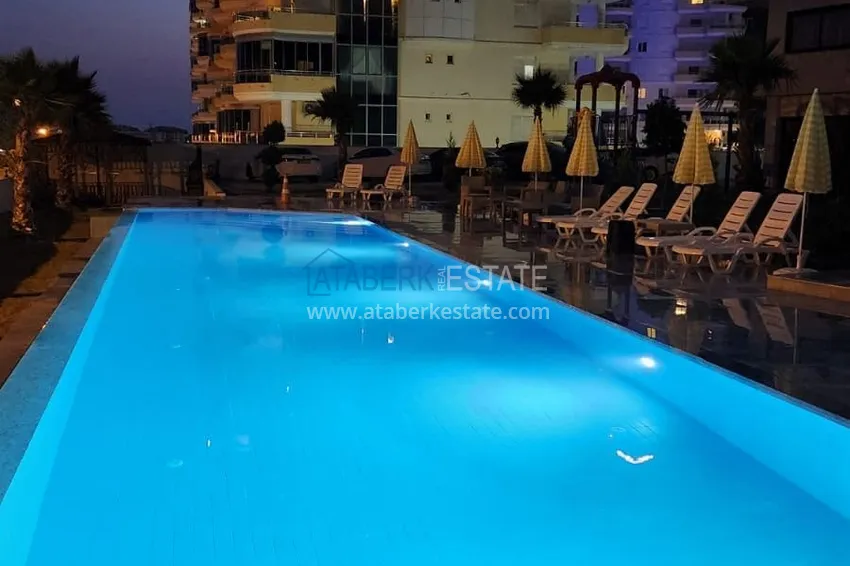 Apartament 1+1 z meblami i widokiem na morze, dzielnica Mahmutlar — Alanya 7 