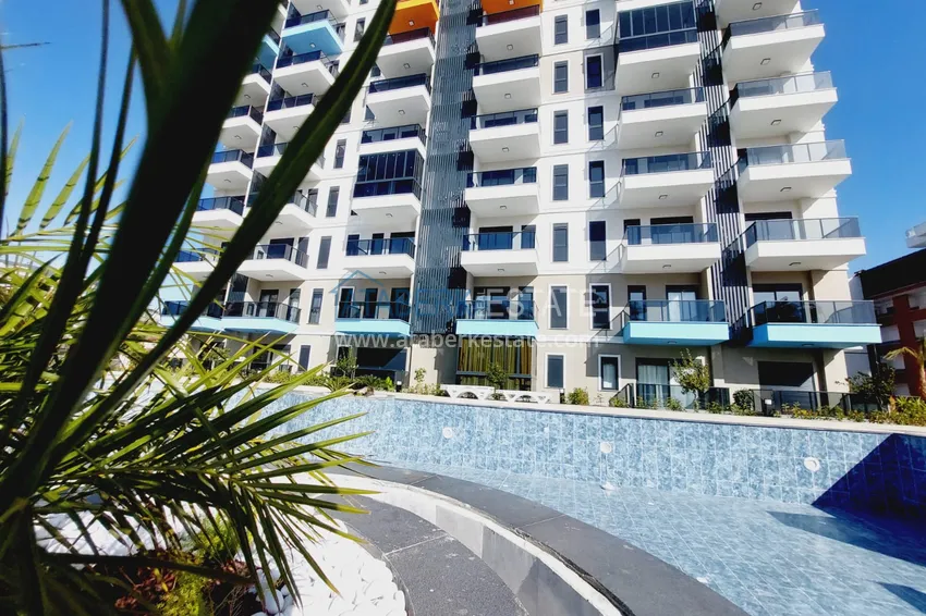 Jednopokojowy apartament z widokiem na morze w nowym kompleksie — Alanya, dzielnica Avsallar 7 