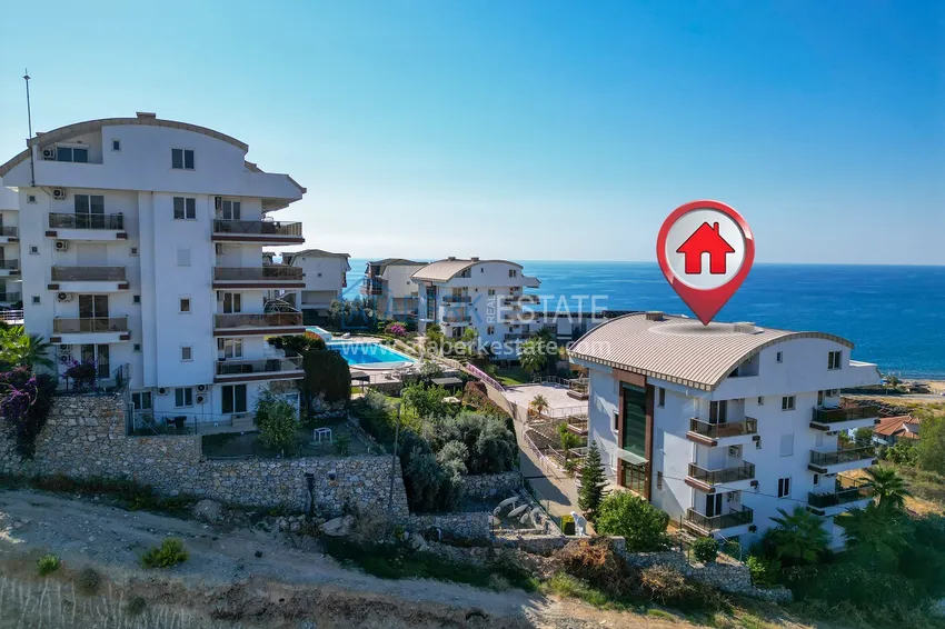 Apartament pod klucz z widokiem na morze w Alanyi, dzielnica Konakli — 250 metrów od morza 6 