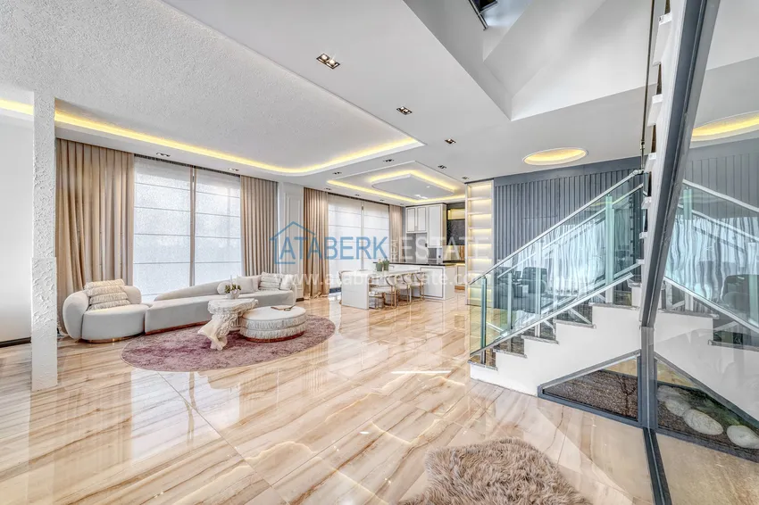Kupuj  Modny triplex o ekskluzywnym designie w dzielnicy Kargicak w Alanyi  7 