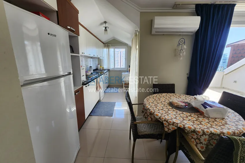 Kupuj  Penthouse duplex 3+1 umeblowany z widokiem na morze i góry, dzielnica Kestel — Alanya  7 