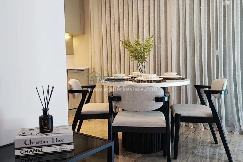 Kupuj  Apartament z dwiema sypialniami z meblami i panoramicznym widokiem na morze w kompleksie premium — Antalya, Kepez 10 