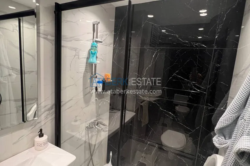 Kupuj  Stylowy apartament z 2 sypialniami i widokiem na góry w centrum Teje, Mersin 8 