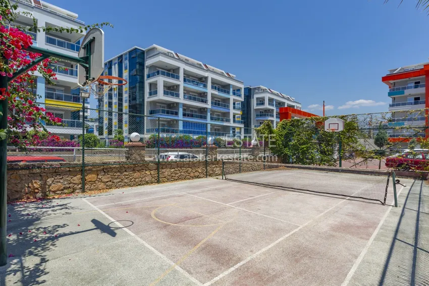 Dwupoziomowy penthouse z widokiem na morze w ultra-luksusowym kompleksie w dzielnicy Alanya Kestel 9 