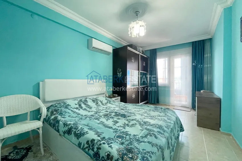 Kupuj  Trzypokojowy apartament pod klucz z widokiem na morze w dzielnicy Tosmur, Alanya 8 