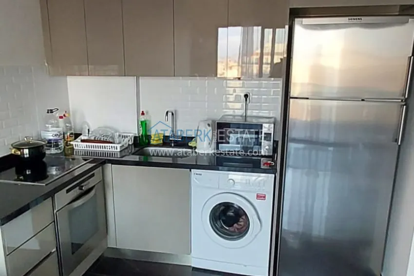 Kupuj  Apartament 1+1 z meblami i widokiem na morze w nowym kompleksie - dzielnica Mahmutlar, Alanya 8 