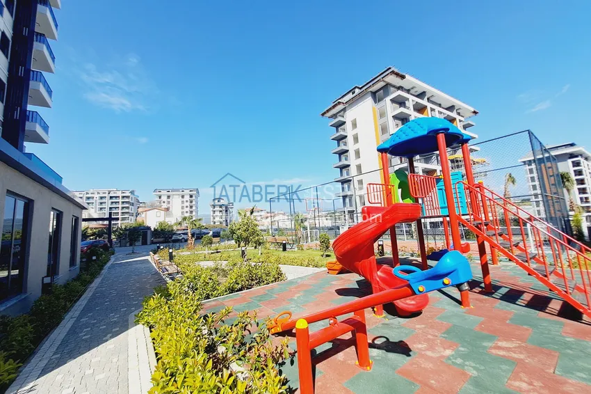 Jednopokojowy apartament z widokiem na morze w nowym kompleksie — Alanya, dzielnica Avsallar 9 