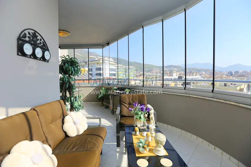 Kupuj  Apartament pod klucz 2+1 z przeszklonymi kormoranami i widokiem na morze w centrum Alanyi  9 