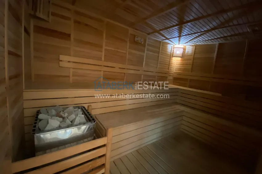 Penthouse duplex 3+1 umeblowany z widokiem na morze i góry, dzielnica Kestel — Alanya  10 