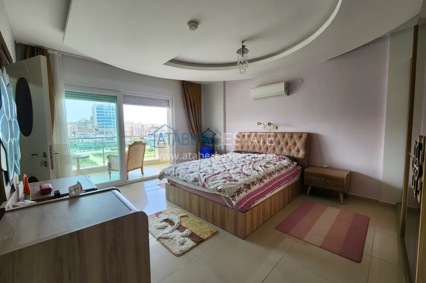 Kupuj  Penthouse duplex 3+1 umeblowany z widokiem na morze i góry, dzielnica Kestel — Alanya  9 