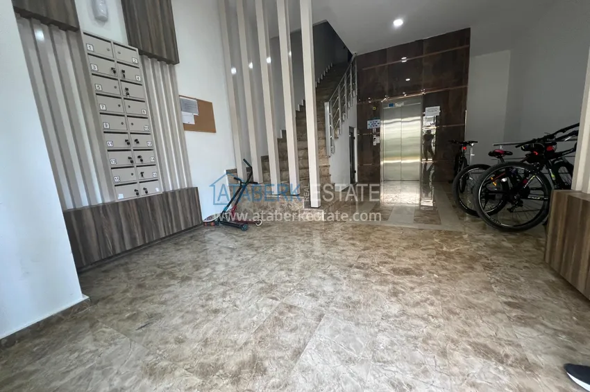 Jednopokojowy apartament w centrum Alanyi, umeblowany. Nadaje się do zezwolenia na pobyt 9 