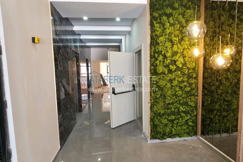 Penthouse z luksusowymi meblami w nowoczesnym kompleksie — Alanya, dzielnica Mahmutlar 9 