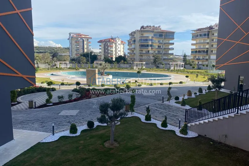 Jednopokojowy apartament z meblami w nowoczesnym kompleksie, dzielnica Avsallar 1 