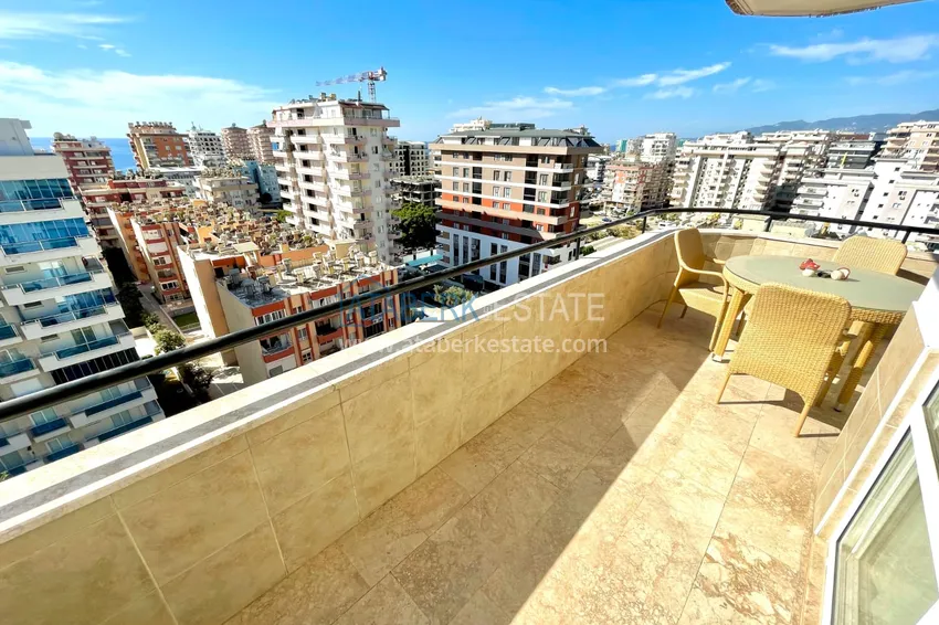 Kupuj  Liniowy czteropokojowy apartament z meblami i widokiem na morze - Mahmutlar 10 