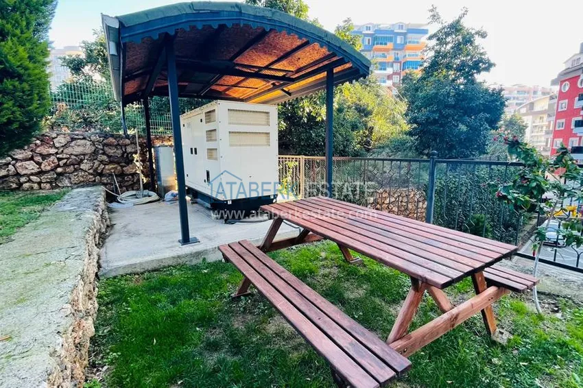 Apartament 1+1 z meblami i widokiem na góry, dzielnica Tosmur — Alanya 10 