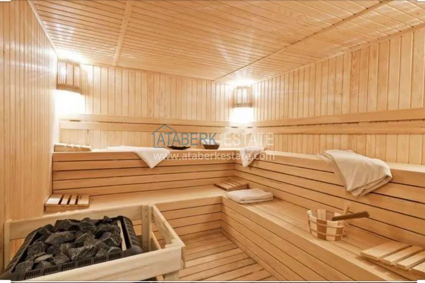 Umeblowany apartament z widokiem na góry w centrum Alanyi, w pobliżu plaży Kleopatra. Nieruchomość na zezwolenie na pobyt 10 