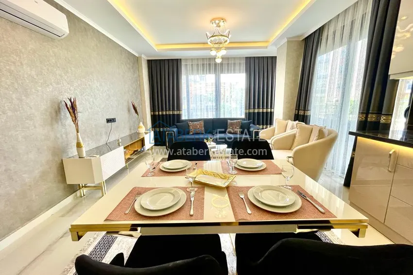 Kupuj Duplex ogrodowy z nowoczesnymi wnętrzami w nowym kompleksie mieszkalnym, dzielnica Oba, Alanya 11