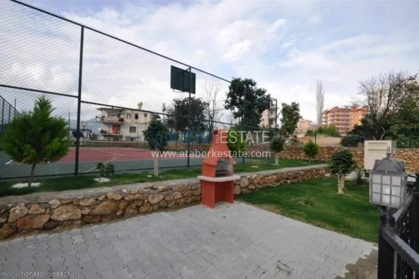 Apartament 1+1 z meblami i widokiem na góry, dzielnica Tosmur — Alanya 11 