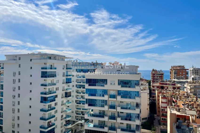 Kupuj  Liniowy czteropokojowy apartament z meblami i widokiem na morze - Mahmutlar 12 