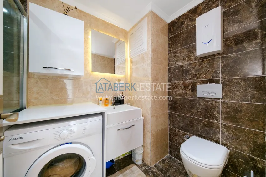 Kupuj  Apartament pod klucz z 1 sypialnią i widokiem na góry w Alanyi, dzielnica Kestel  15 