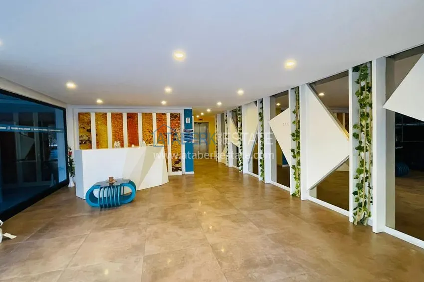 Apartament 1+1 z meblami i widokiem na góry, dzielnica Tosmur — Alanya 13 