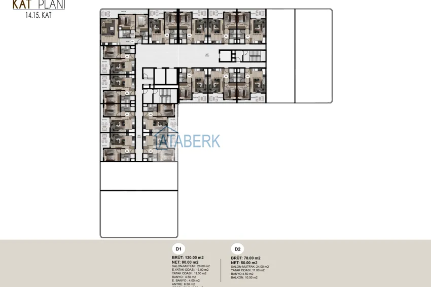 Kupuj taniej Nieruchomości inwestycyjne. Nowy projekt kompleksu mieszkaniowego w Mersin — Arpachbakhshish 4 