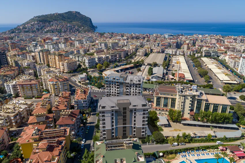 Nowy kompleks mieszkaniowy klasy komfortowej w centrum Alanyi. Podstawowa nieruchomość w Alanya 3 