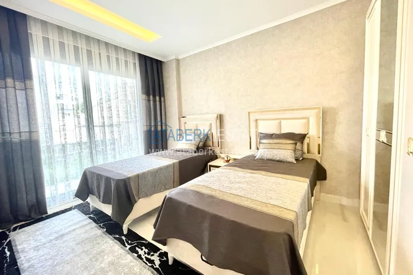 Kupuj Duplex ogrodowy z nowoczesnymi wnętrzami w nowym kompleksie mieszkalnym, dzielnica Oba, Alanya 17