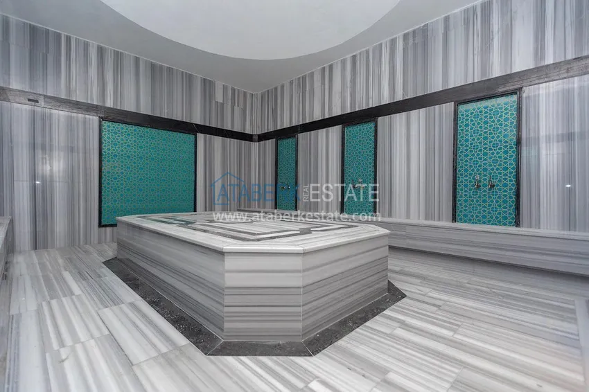 Apartament 1+1 w Mahmutlar z meblami i widokiem na góry  17 