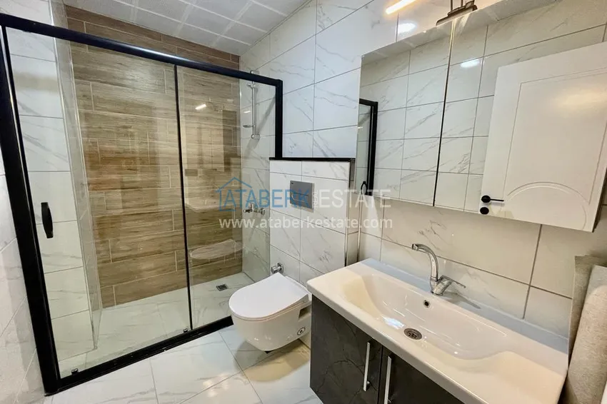 Kupuj Duplex ogrodowy z nowoczesnymi wnętrzami w nowym kompleksie mieszkalnym, dzielnica Oba, Alanya 19