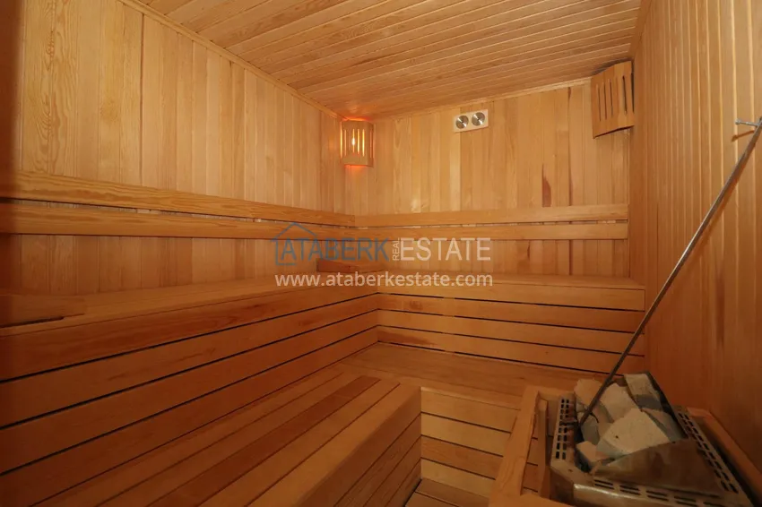 Apartament pod klucz z 1 sypialnią i widokiem na góry w Alanyi, dzielnica Kestel  19 