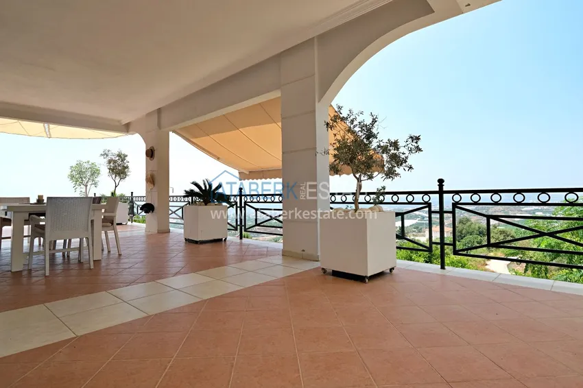 Wspaniała prywatna willa z panoramicznym widokiem i bungalowem gościnnym w Kestel, Alanya 18 