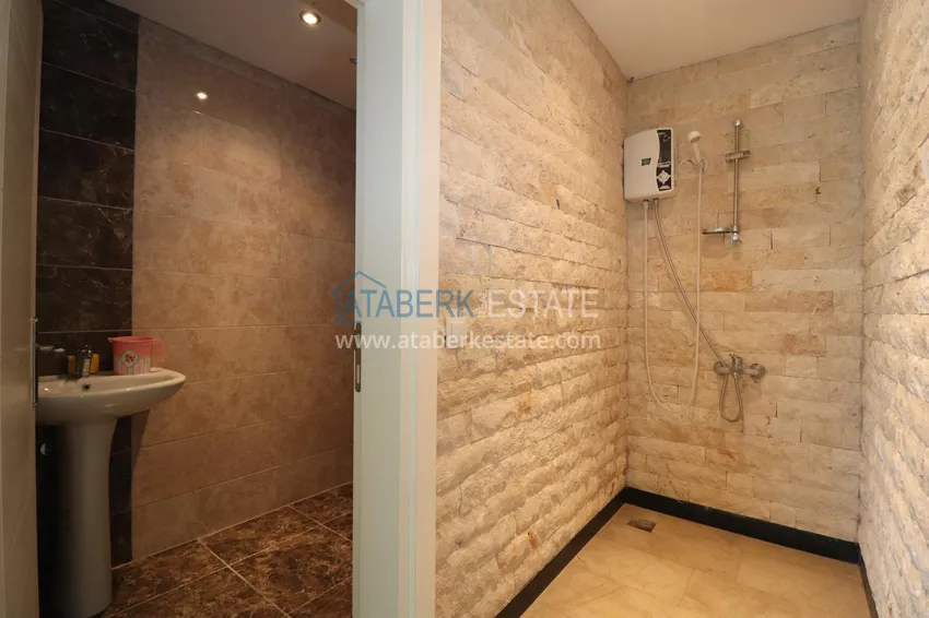 Apartament pod klucz z 1 sypialnią i widokiem na góry w Alanyi, dzielnica Kestel  20 