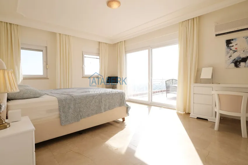 Kupuj  Wspaniała prywatna willa z panoramicznym widokiem i bungalowem gościnnym w Kestel, Alanya 20 