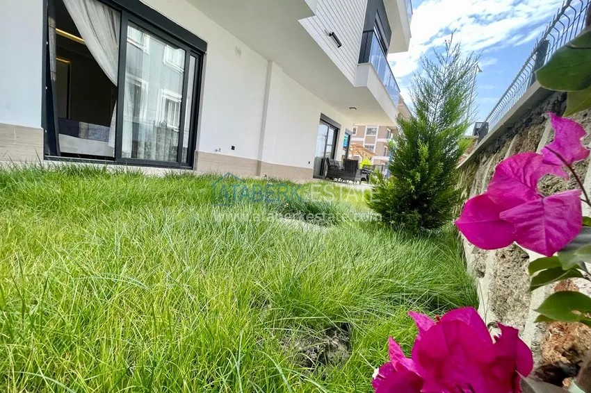 Kupuj Duplex ogrodowy z nowoczesnymi wnętrzami w nowym kompleksie mieszkalnym, dzielnica Oba, Alanya 1