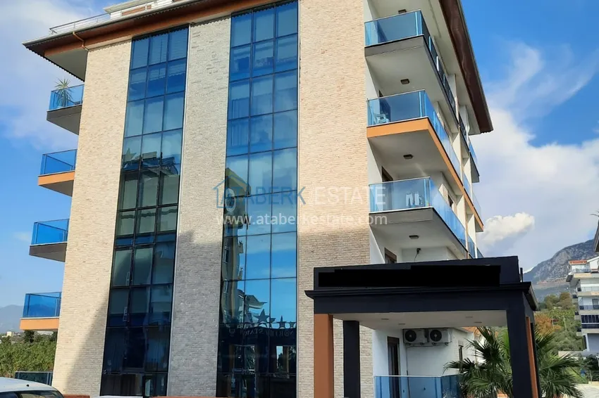 Umeblowane mieszkanie 2+1 w nowoczesnym kompleksie, dzielnica Kestel — Alanya 1 