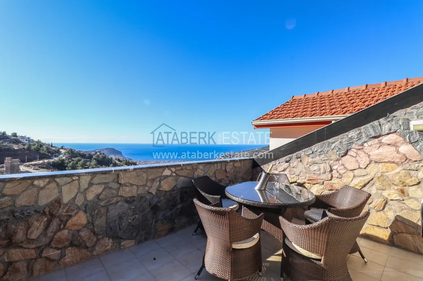 Kupuj  Przestronny, umeblowany duplex z widokiem w prestiżowej dzielnicy Alanyi - Bektash 27 