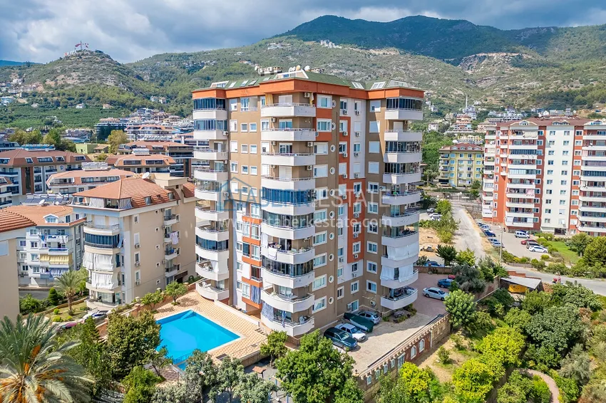 Apartament na zezwolenie na pobyt w dzielnicy Alanya - Cikcilli, z meblami i widokiem 2 