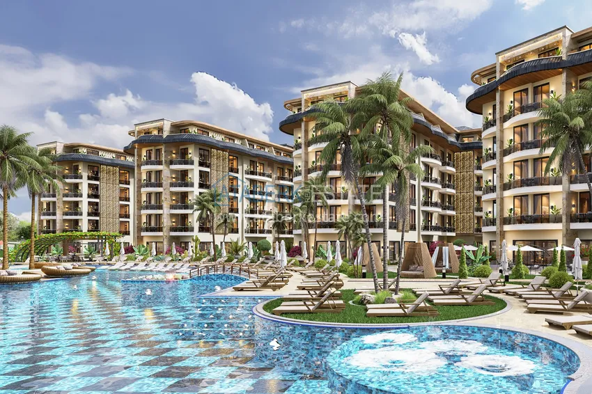 Mieszkanie od właściciela w kompleksie w trakcie realizacji — Alanya, dzielnica Oba  2 