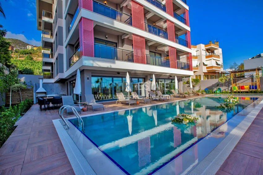1+1 umeblowane mieszkanie w luksusowym kompleksie — Centrum Alanya 2 