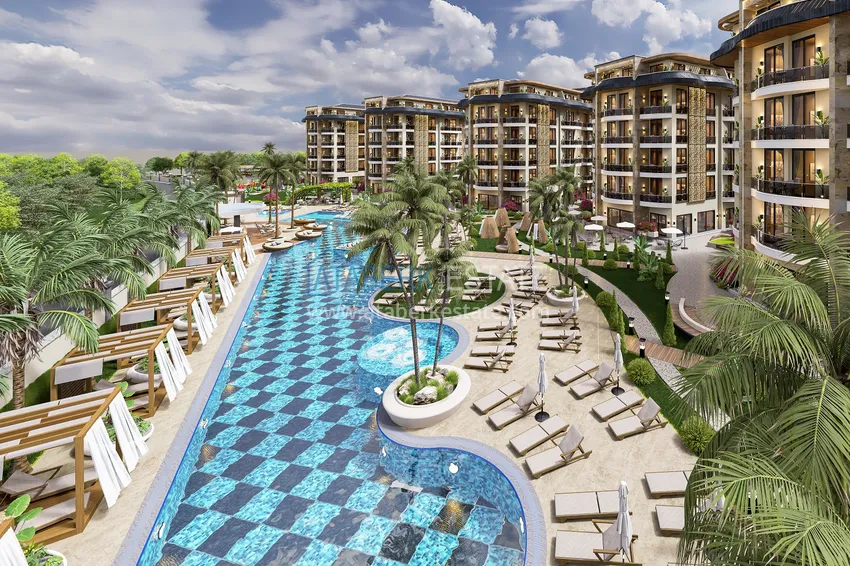 Mieszkanie od właściciela w kompleksie w trakcie realizacji — Alanya, dzielnica Oba  3 