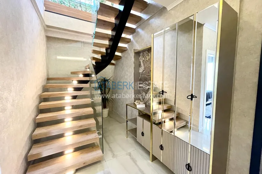 Kupuj Duplex ogrodowy z nowoczesnymi wnętrzami w nowym kompleksie mieszkalnym, dzielnica Oba, Alanya 4