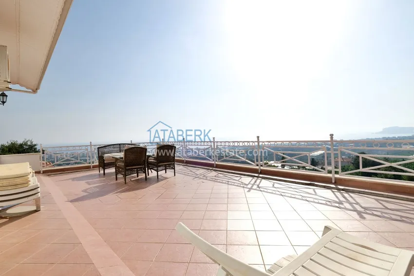Kupuj  Wspaniała prywatna willa z panoramicznym widokiem i bungalowem gościnnym w Kestel, Alanya 42 