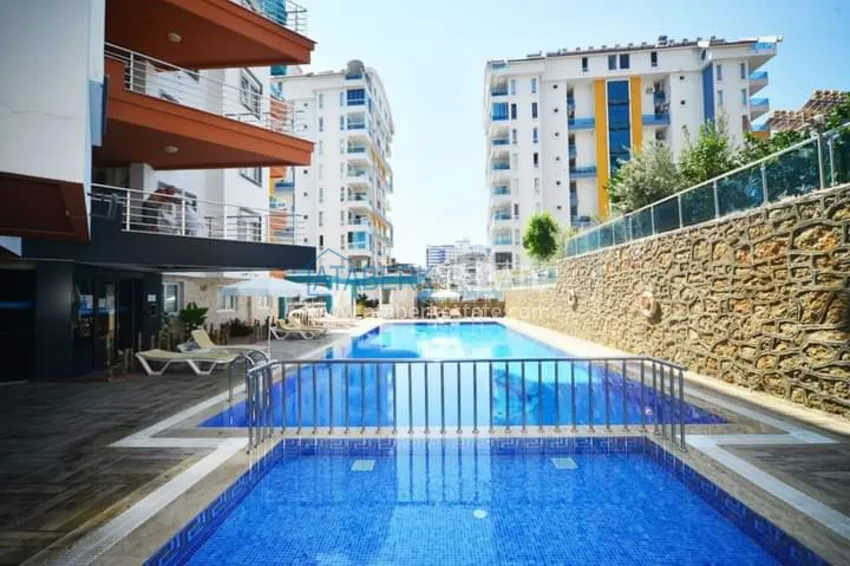 Apartament 1+1 z meblami i widokiem na góry, dzielnica Tosmur — Alanya 4 